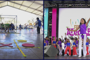 Niñas brillan con talento y alegría en la Feria Arequipa 2025