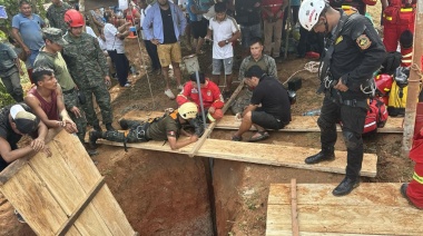 Rescatan con vida a niño de un pozo de 9 metros tras 20 horas de intenso trabajo