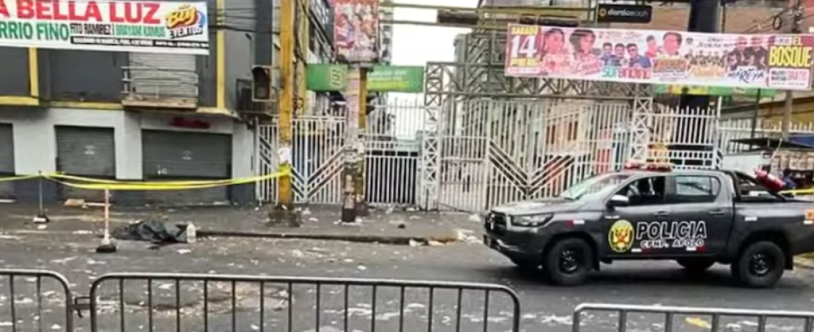 Balacera en Gamarra deja un muerto y un herido cerca del Metro de Lima