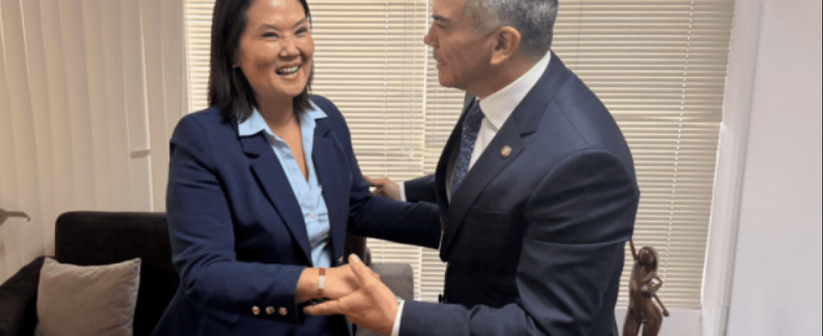 Keiko Fujimori fortalece alianzas políticas y recibe propuestas deportivas