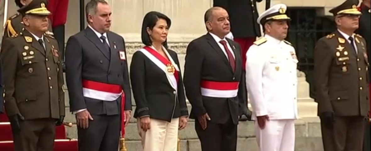 Keiko Fujimori es reconocida como Jefa Suprema de las Fuerzas Armadas y la Policía Nacional