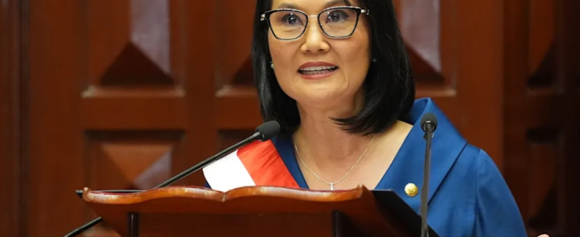 Keiko Fujimori anuncia despliegue militar para reforzar seguridad en calles y transporte