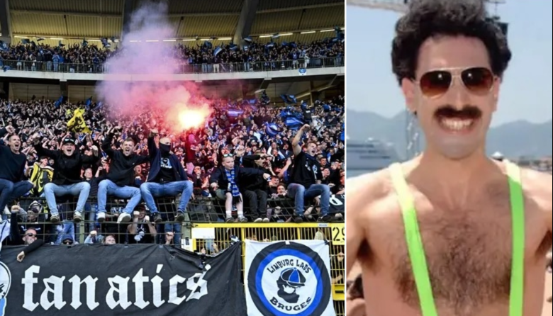 Hinchas del Brujas presos en Kazajistán por disfrazarse de Borat