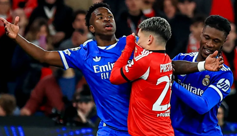Prestianni queda suspendido tras denuncia de Vinícius en duelo Benfica vs Real Madrid