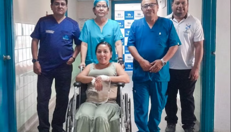 Extirpan tumor maligno de cinco kilos a paciente piurana en EsSalud