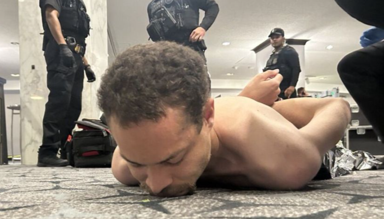 Arrestaron a un hombre armado que intentó atacar a Trump en cena de corresponsales