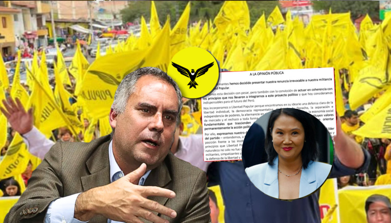 Respaldo a Keiko desata renuncias masivas en Libertad Popular
