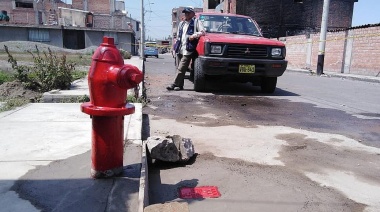 Sancionarán a quienes bloqueen hidrantes contra incendios en Arequipa