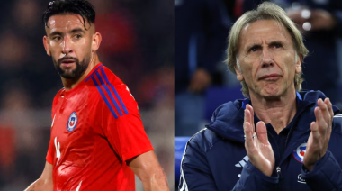 Ricardo Gareca y Mauricio Isla protagonizan un fuerte altercado tras derrota