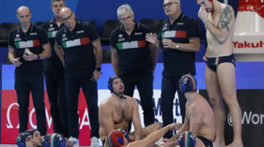 La selección italiana de waterpolo, suspendida por 6 meses tras agredir a árbitros en París 2024