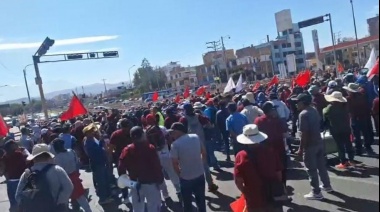 FDTA confirma más protestas en Arequipa los días 14 y 15 de noviembre