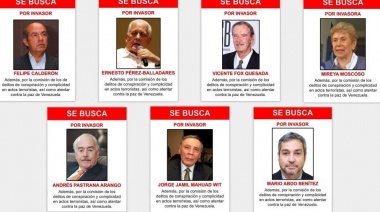 CICPC de Venezuela publica carteles de "Se busca por invasor" contra expresidentes que apoyan a Edmundo González