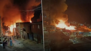 Incendio en asentamiento humano de Arequipa deja cinco muertos, entre ellos tres menores