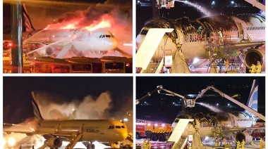 Un Airbus A321 de Air Busan se incendia en el aeropuerto de Busan: Todos los pasajeros evacuados sin víctimas mortales