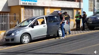 Detienen a presunto ladrón de autopartes en Alto Selva Alegre