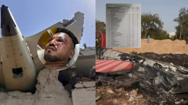 “Corrí entre cadáveres”: el único sobreviviente del vuelo AI-171 rompe el silencio