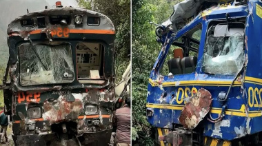 Choque frontal de dos trenes rumbo a Machu Picchu deja un muerto y unos 30 heridos