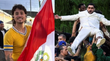 Patricio Quiñones celebra su histórico paso por el Super Bowl junto a Bad Bunny