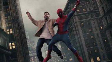 Messi y Spider-Man sorprenden con divertido anuncio para nueva película