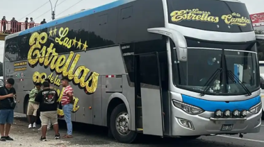 Bus de Estrellas de la Cumbia fue atacado a balazos