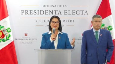 Keiko Fujimori presenta a los primeros integrantes de su gabinete liderado por Luis Galarreta