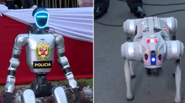 PNP sorprende en desfile militar con robots humanoides y cuadrúpedos por primera vez