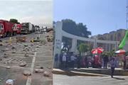Paro Nacional en Perú: Bloqueos y protestas en Arequipa contra la inseguridad y el Proyecto Tía María