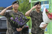 RM y V de BTS concluyen servicio militar y emocionan con su regreso