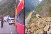 Bloqueada la vía Interoceánica Cusco-Madre de Dios por deslizamiento masivo