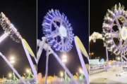 ¡Terror en Arabia Saudita! Atracción de parque se parte en dos y deja 23 heridos