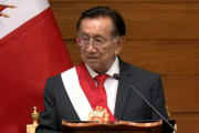 Primer día de José María Balcázar como presidente del Perú