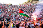 Sueño mundialista termina en tragedia: estampida durante celebración en Jordania deja decenas de heridos