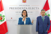 Keiko Fujimori presenta a los primeros integrantes de su gabinete liderado por Luis Galarreta