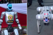 PNP sorprende en desfile militar con robots humanoides y cuadrúpedos por primera vez